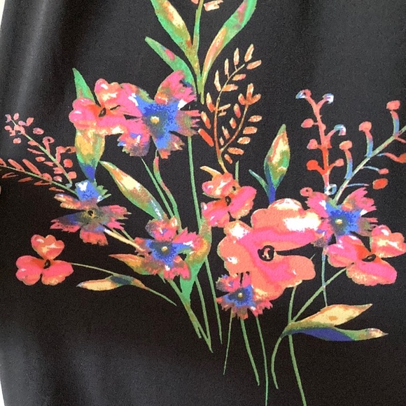 TABLE EIGHT floral jumpsuit with short sleeves and waist tie SIZE L - Picture 3 of 9
